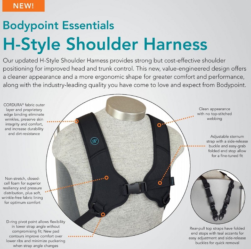 Bodypoint Essentials HStyle Shoulder Harness