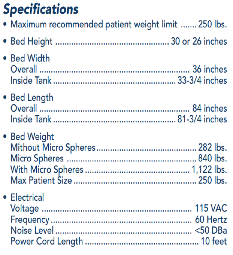 HydroAire Air Fluidized Therapy Bed FREE Shipping
