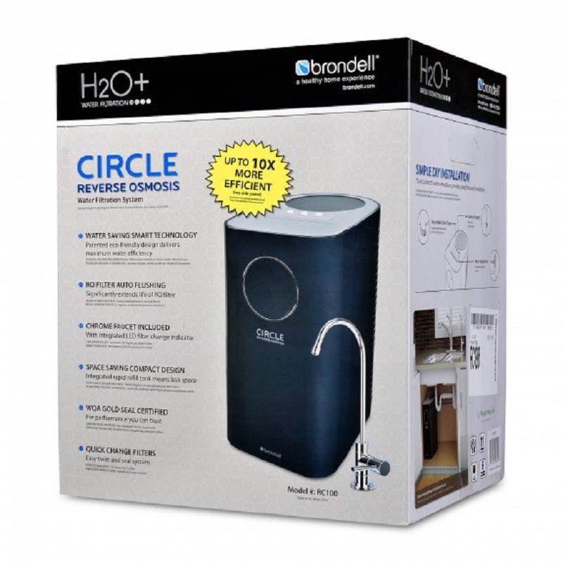 H20+ Circle ReverseOsmosis Water Filtration System by Brondell