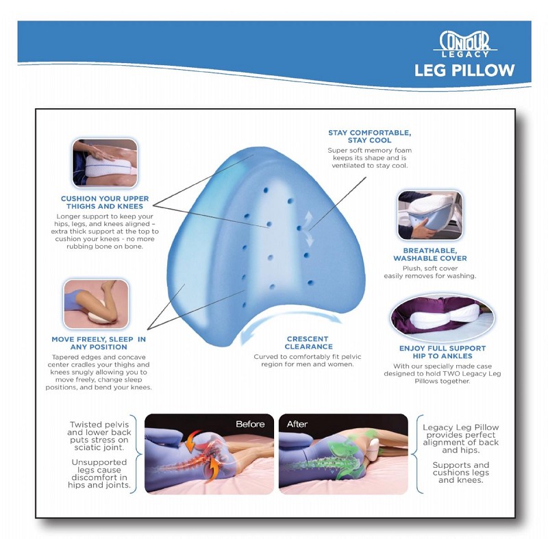 Legacy Leg Pillow by Contour Living