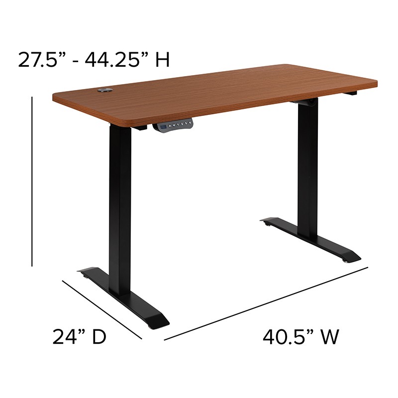 Flash Furniture Electric Height Adjustable Standing Desk Table Top 48