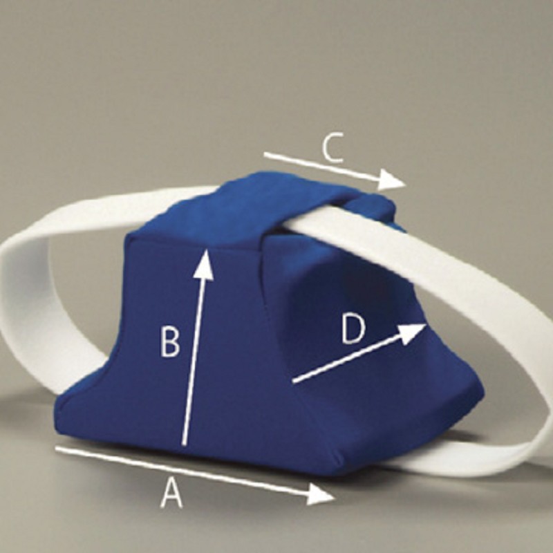DeRoyal Foam Knee Wedge for Leg Abduction or Alignment, 5 Pack