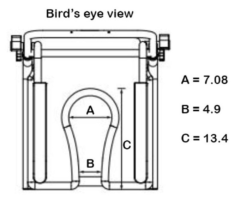 RollIn Shower Buddy Solo Shower Commode Chair