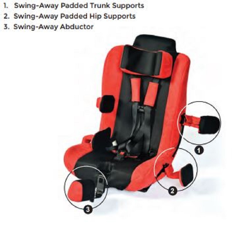 Special Needs Car Seat Spirit 2400 APS Adjustable Positioning System