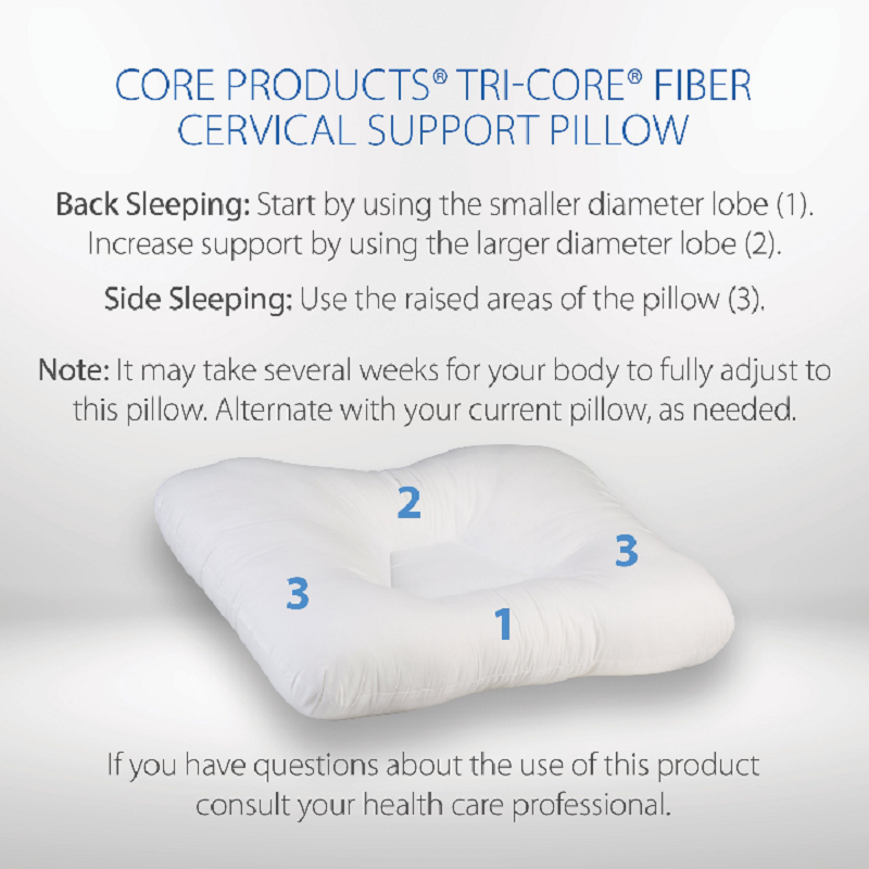 gentle bounce fiberfill pillow