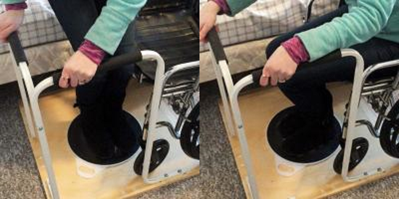 Wheelchair Assist Patient Transfer Platform