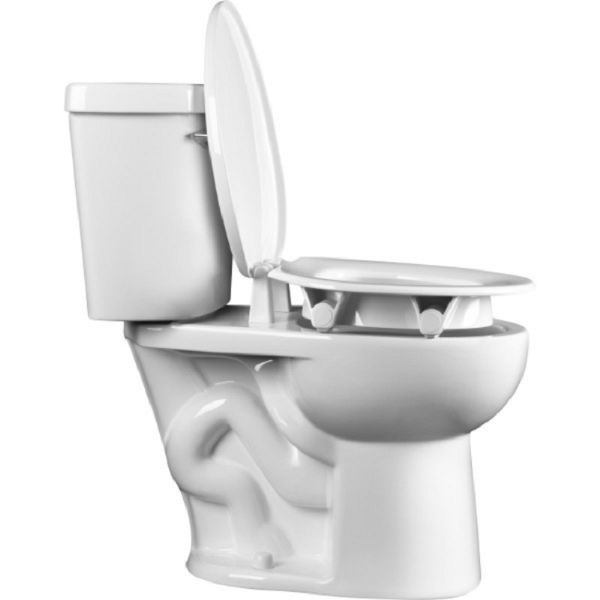 Clean Shield Elevated Toilet Seat By Bemis Support Arms Optional - Bemis Toilet Seat Removal For Cleaning