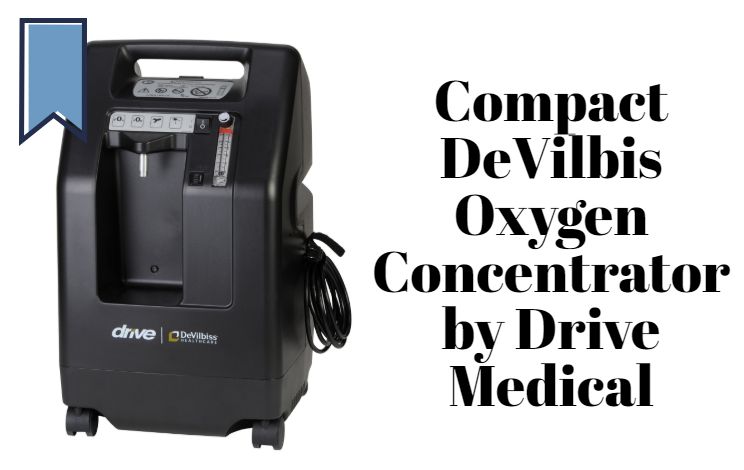 Compact DeVilbis Oxygen Concentrator by Drive Medical