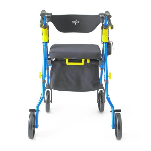 Empower Portable Folding Rollator by Medline spacious storage bag