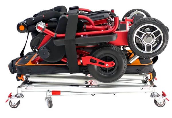 GoLite Electric Scooter Lift carrying a folded scooter
