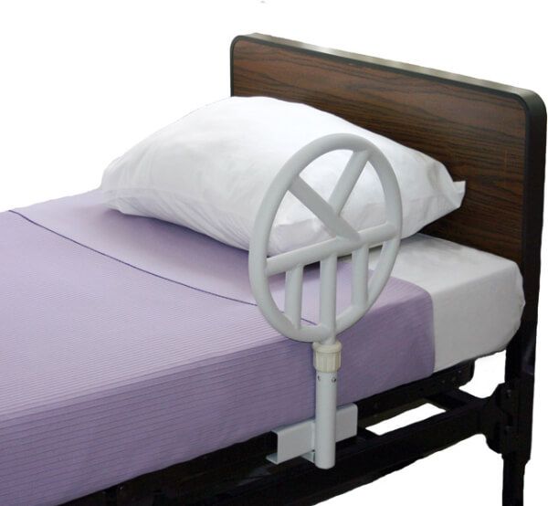 Halo Safety Ring attached to bed