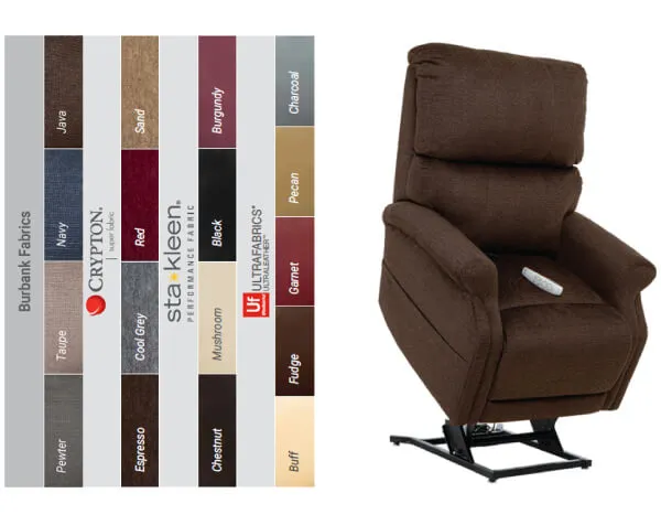 Infinity Series Reclining Lift Chairs by Pride Mobility Color Variety