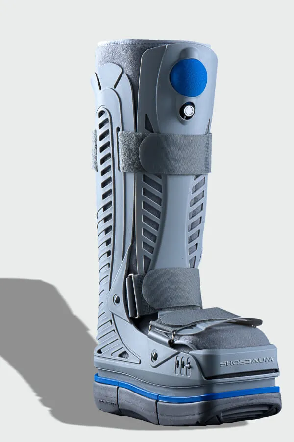 Shoebaum Air Cam Walker completely protects your leg