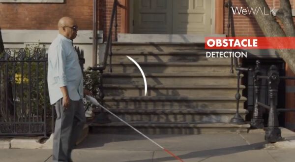 We Walk protects the blind through obstacle detection feature