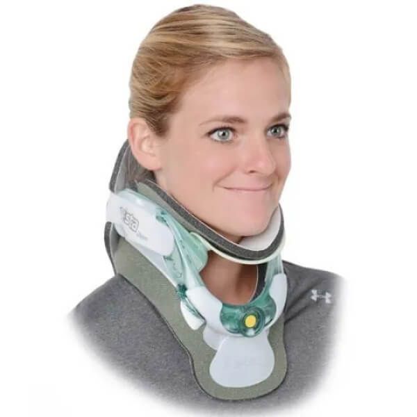 Woman wearing Aspen Vista TX Neck Support Collar
