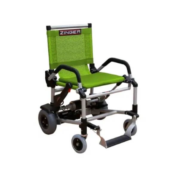 Zinger Folding Power Mobility Chair by Journey Health and Lifestyle shown in green