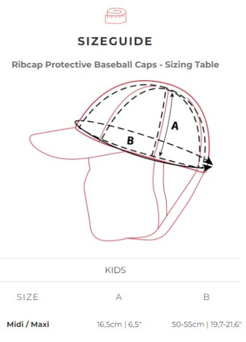 Ribcap Baseball Bump Cap for Kids Picture