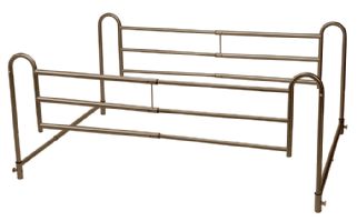 Drive Medical Tool Free Adjustable Length Home Style Bed Rail System