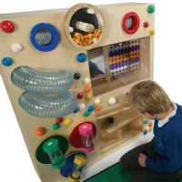 Gravity Wonder Wall for Visual and Tactile Stimulation