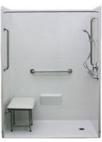 Wheelchair Accessible  54 in. x 36-7/8 in. Freedom Shower