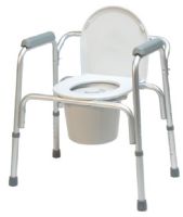 Lumex 3-in-1 Aluminum Commode with Removable Back Bar