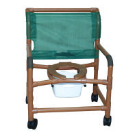 Wood Tone Shower Commode Chairs