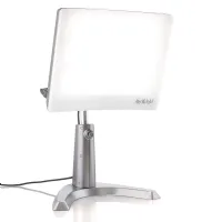 Caromolly SAD Lamp, 360° UV-Free SAD Light, 10000 LUX Light Therapy Lamp For Seasonal Affective Disorder, 3 Color Temperature & 5 Brightness, Touch Control Happy Lamp For Office/Desk/Home/Sleep