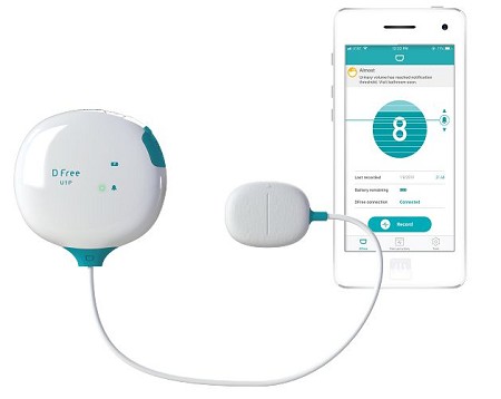dfree-wearable-incontinence-bladder-sensor-with-bluetooth-connectivity