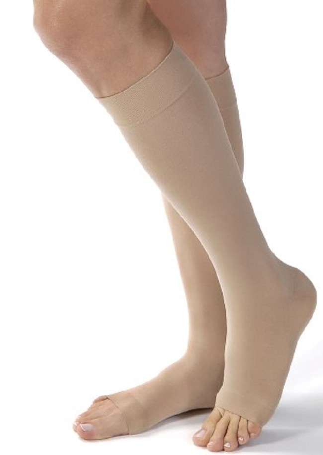 Jobst Petite Opaque Open Toe Knee High Compression Stockings