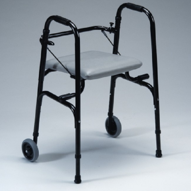 Foldable Seat Walker With Auto Fold Seat