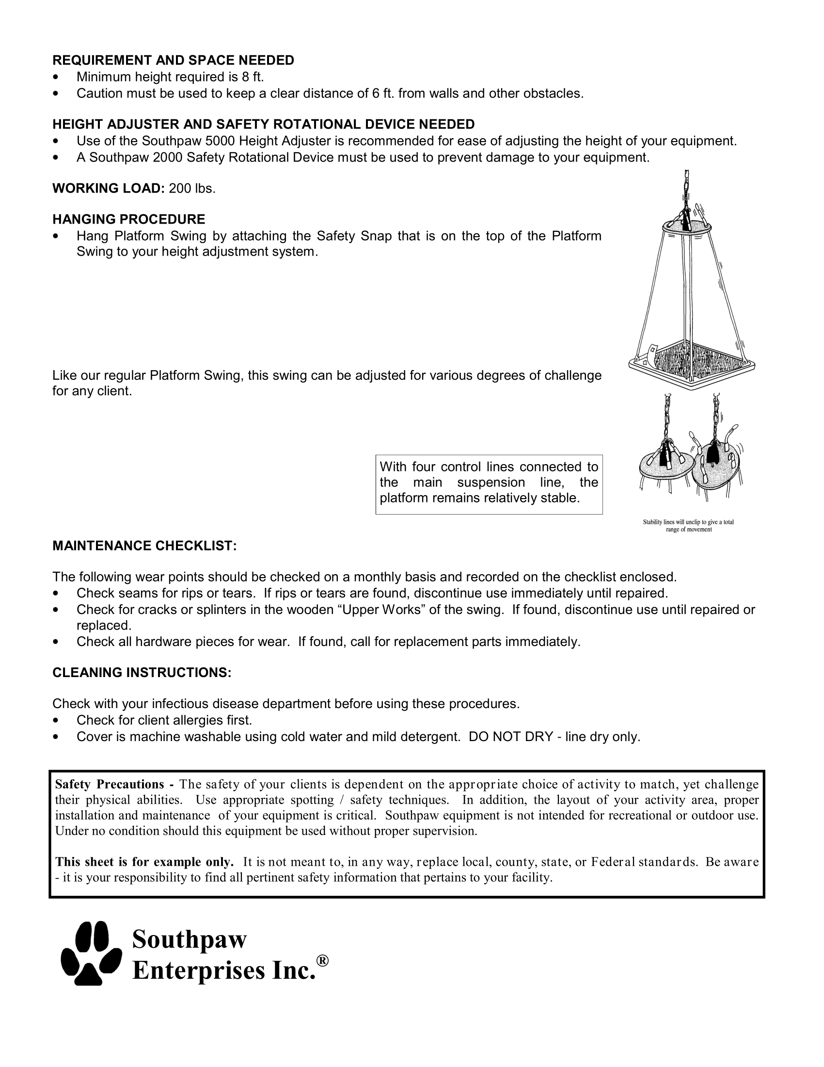 Rainbow Bucket Swing by Southpaw FREE Shipping