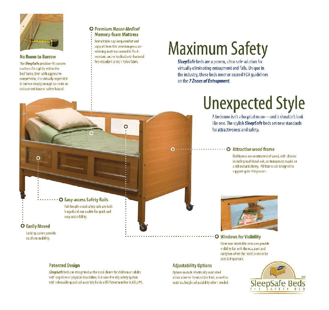 SleepSafer Professional Tall Safety Beds