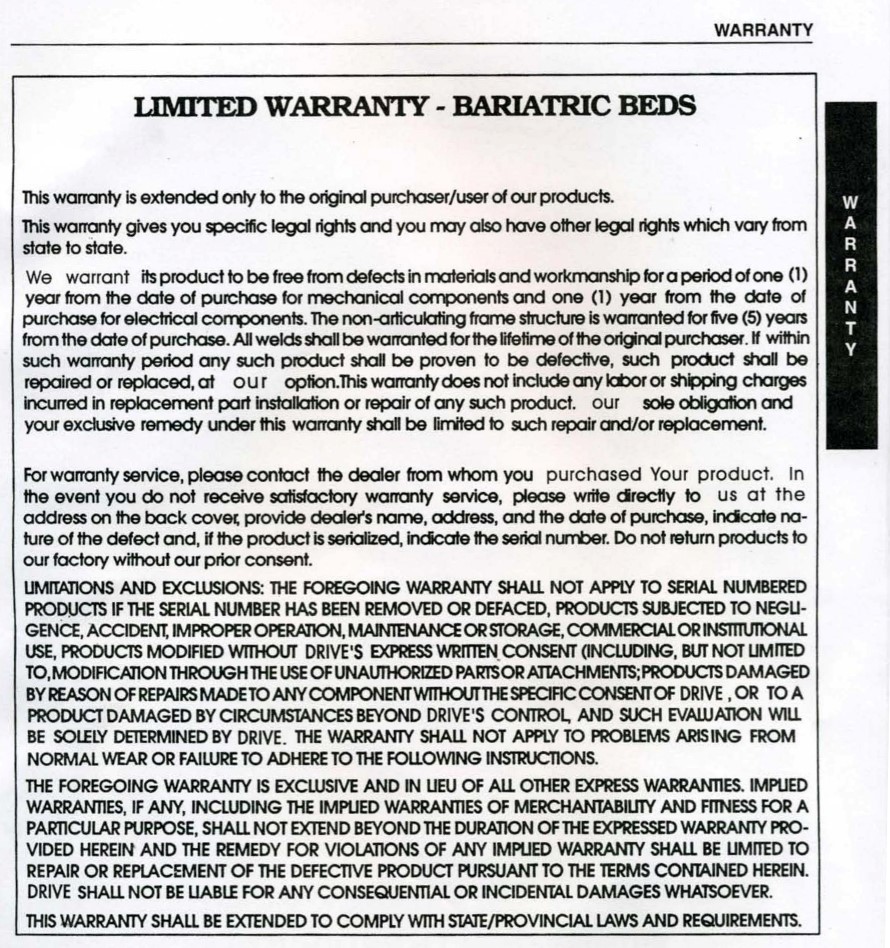 SleepEase Full Electric Adjustable Bariatric Beds by Merits Health